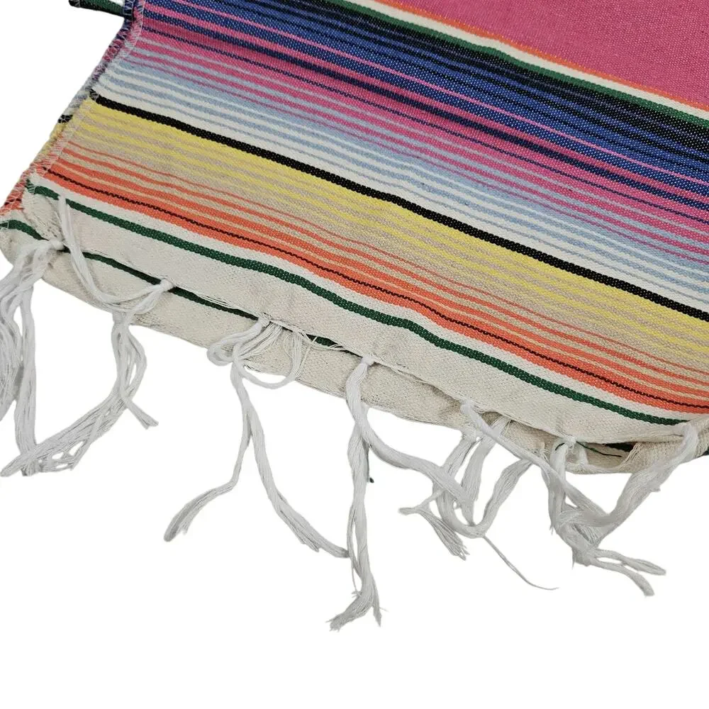 Mexican Fiesta Table Runner Unbranded Boho‎ Baja Spring Picnic Serape Party